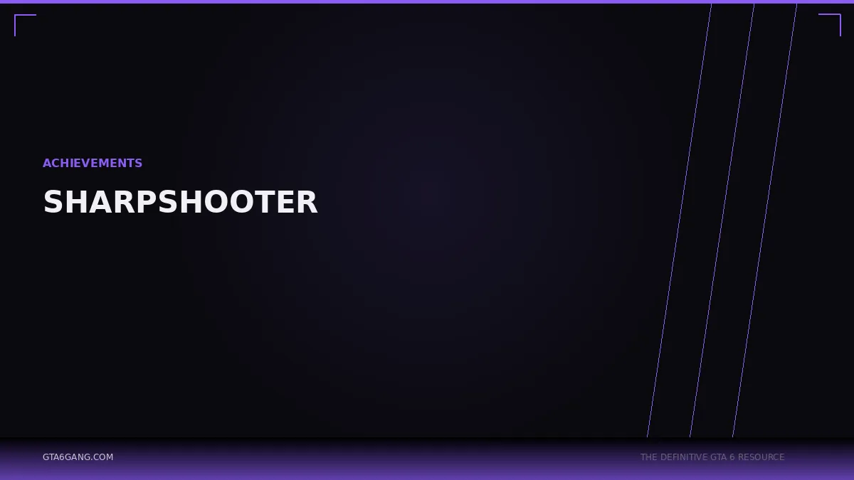 Sharpshooter in GTA 6 — Achievements guide