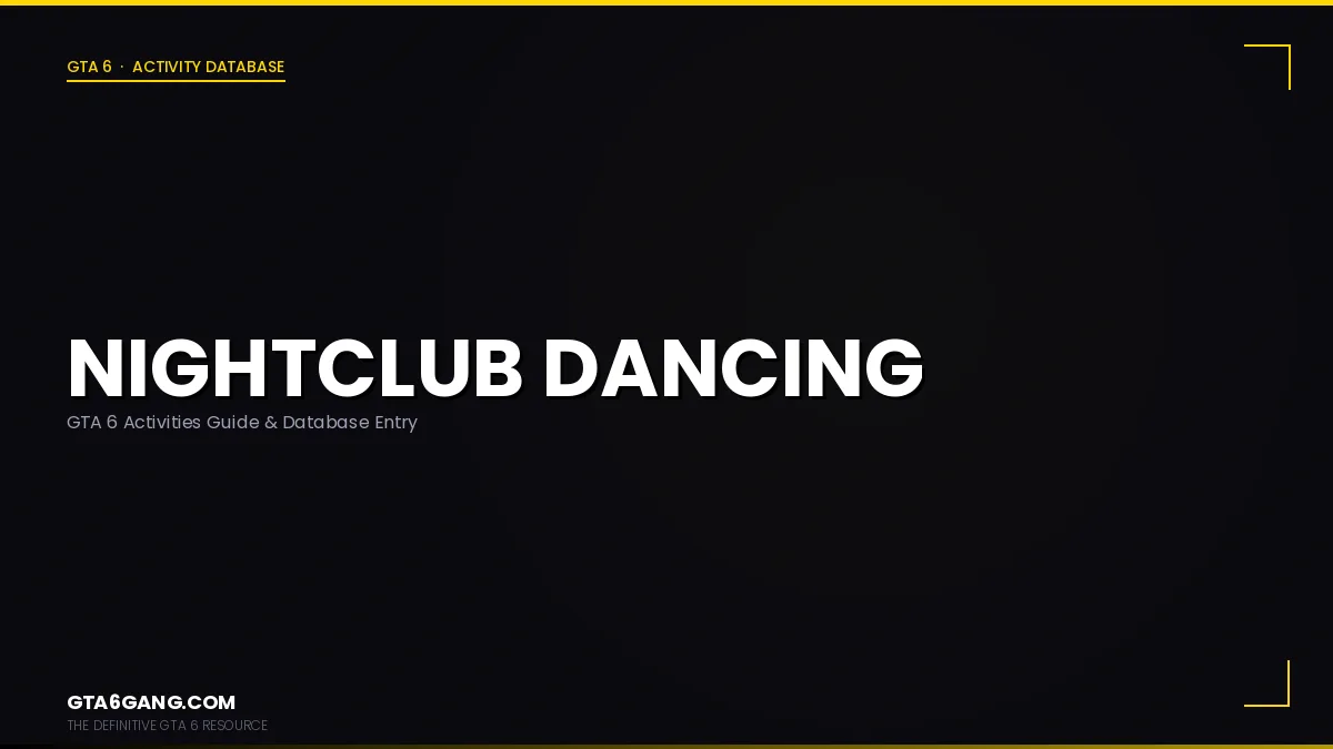 Nightclub Dancing in GTA 6 — Activities guide on GTA6Gang.com