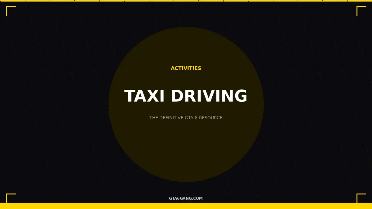 Taxi Driving in GTA 6