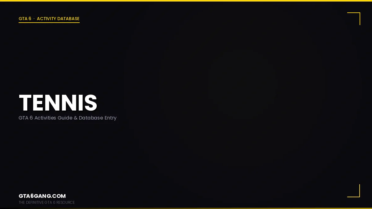 Tennis in GTA 6 — Activities guide on GTA6Gang.com