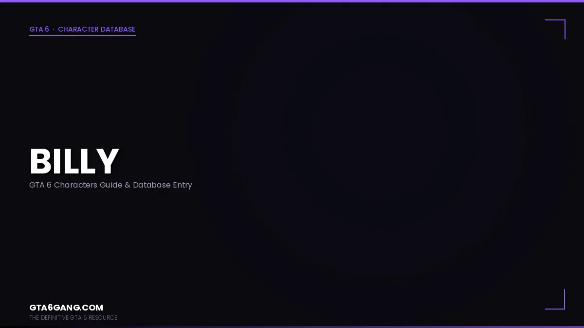 Billy character portrait in GTA 6