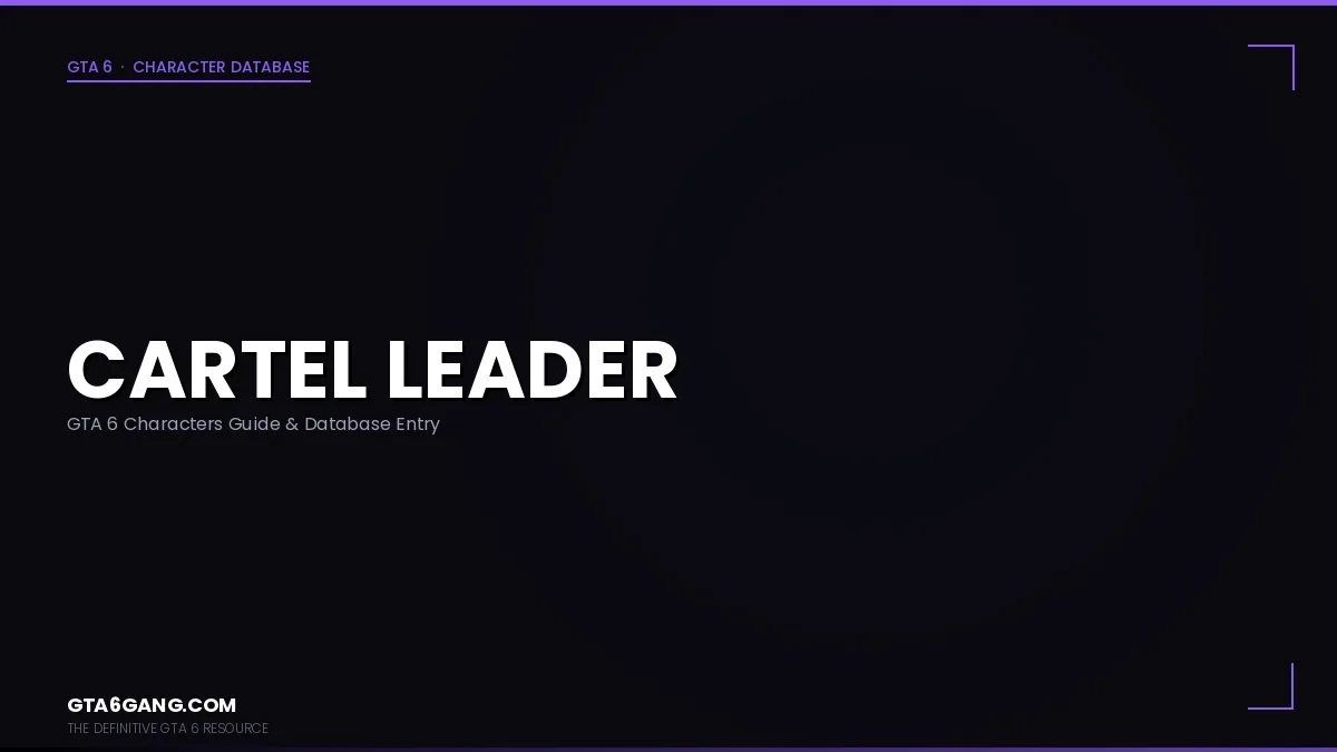 Cartel Leader character portrait in GTA 6