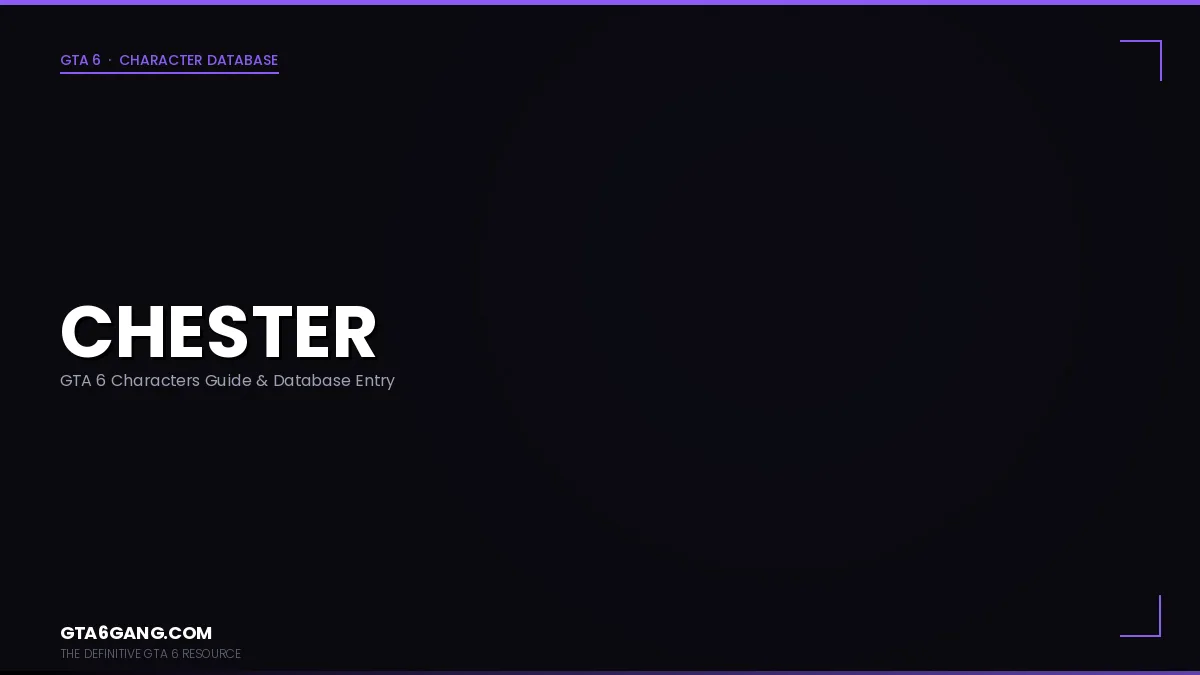 Chester character portrait in GTA 6