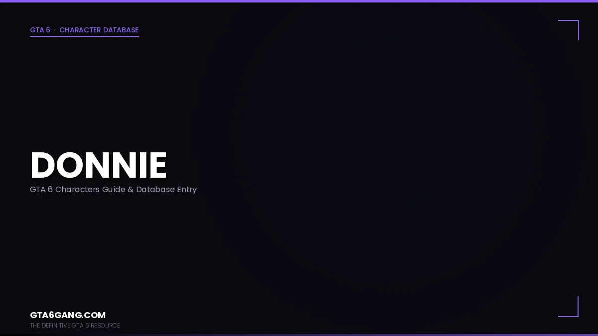Donnie character portrait in GTA 6