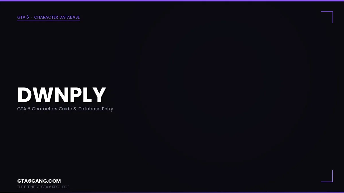 DWNPLY character portrait in GTA 6