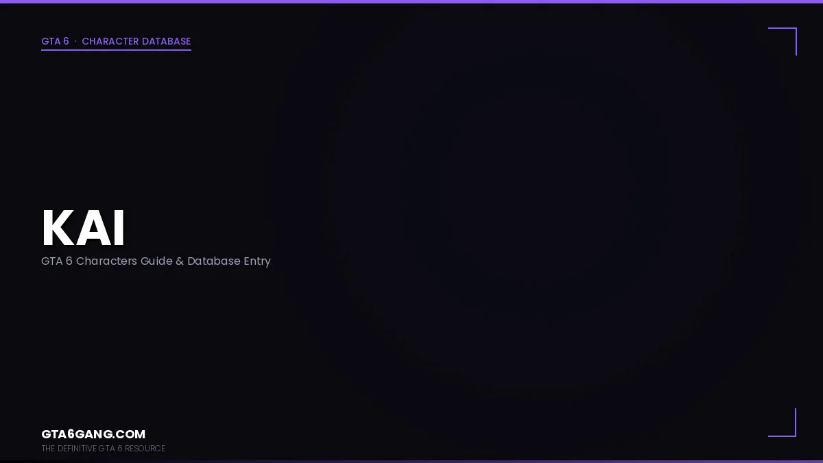 Kai character portrait in GTA 6