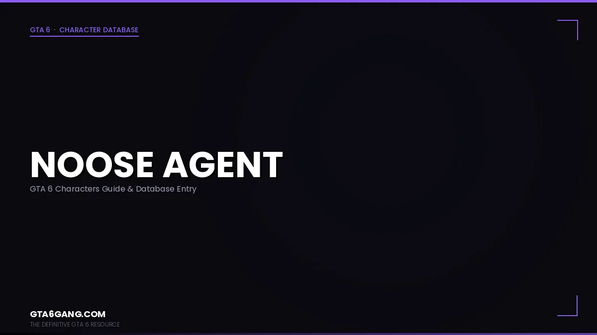 NOOSE Agent character portrait in GTA 6