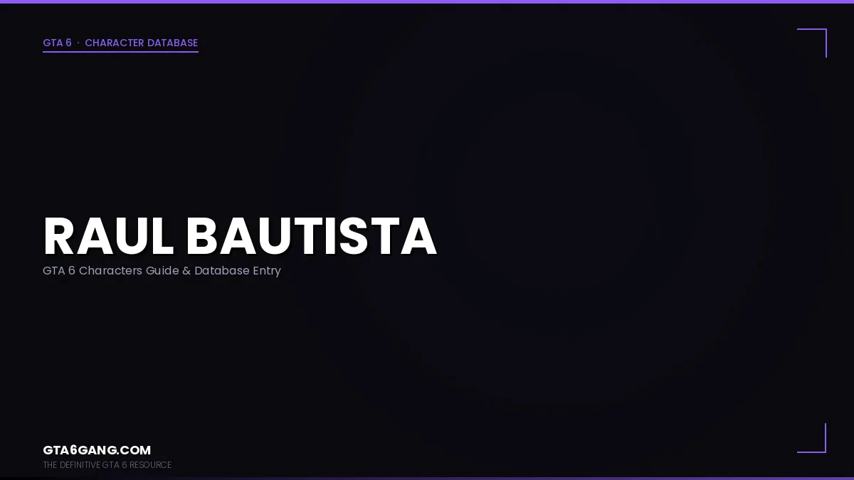 Raul Bautista character portrait in GTA 6