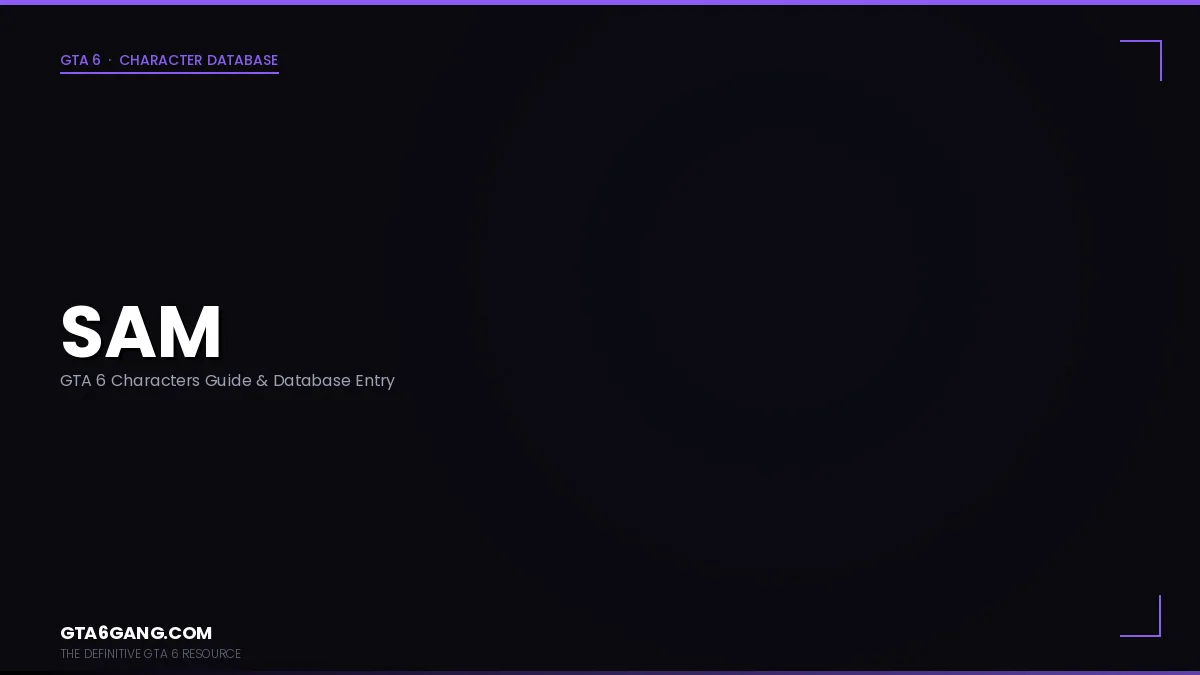 Sam character portrait in GTA 6