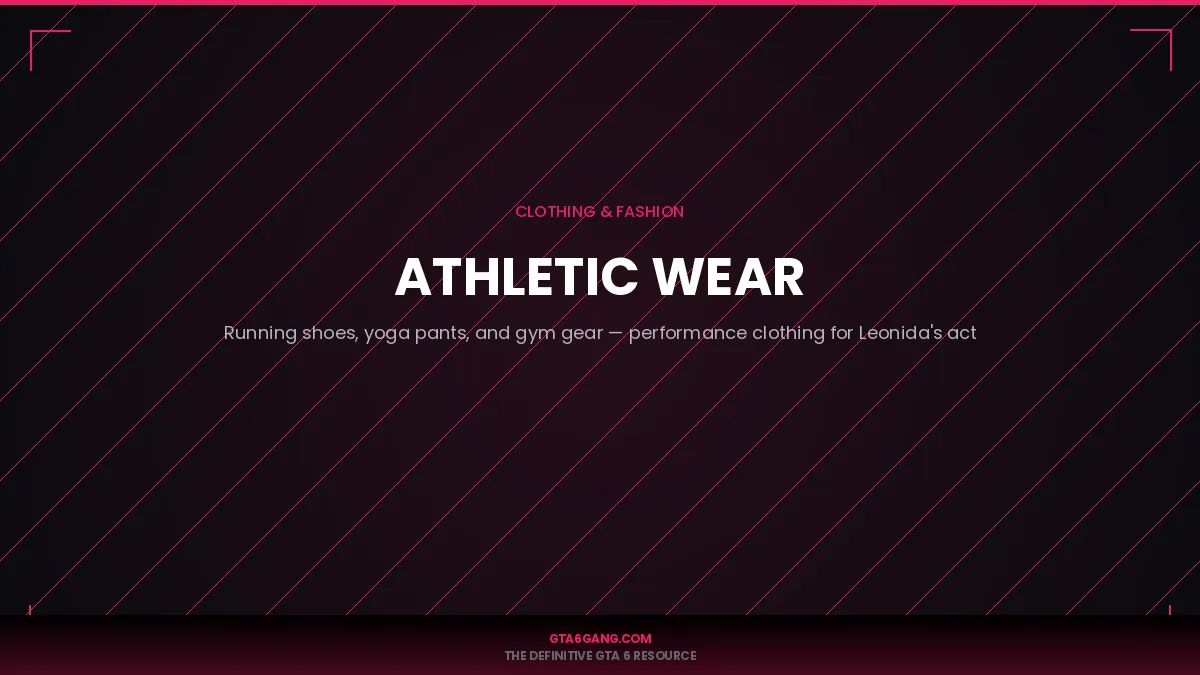 Athletic Wear in GTA 6 — Clothing guide and database entry on GTA6Gang.com