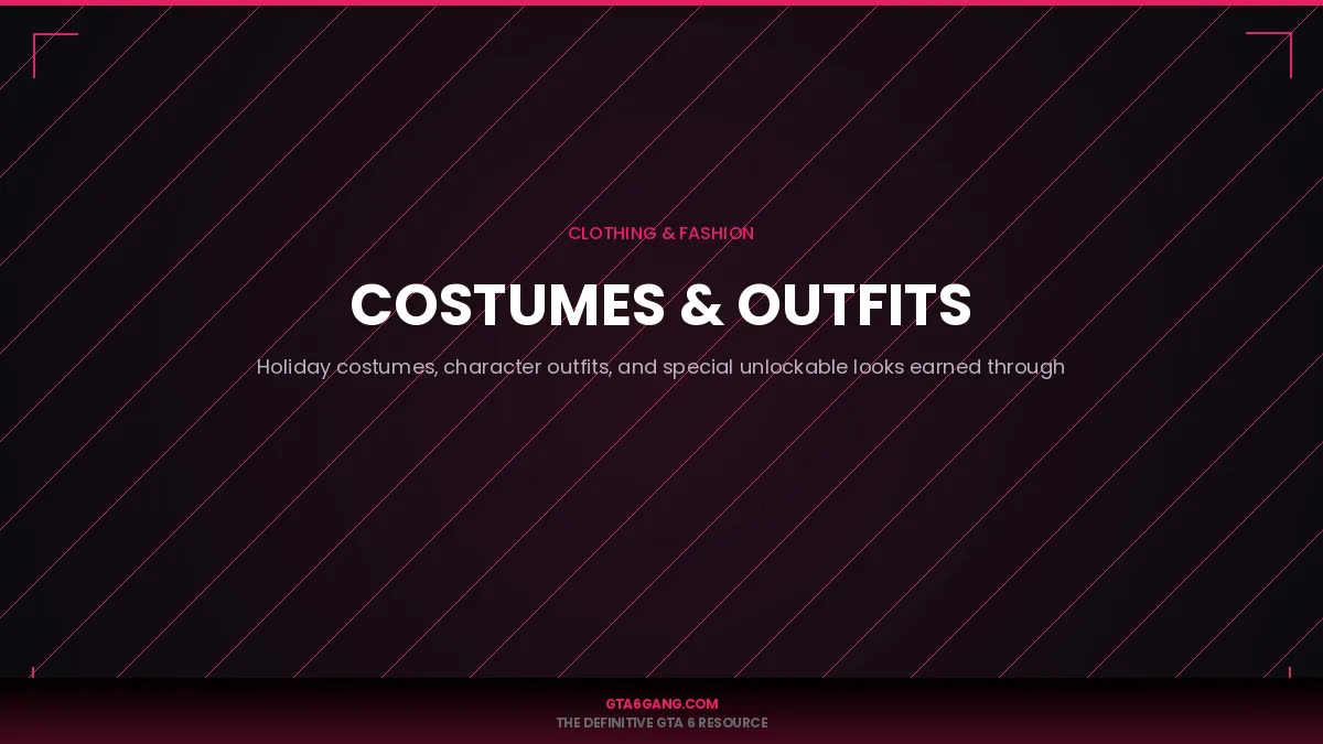 Costumes Outfits in GTA 6 — Clothing guide and database entry on GTA6Gang.com