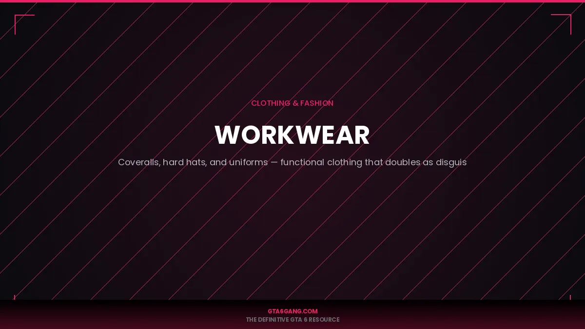 Workwear in GTA 6 — Clothing guide and database entry on GTA6Gang.com
