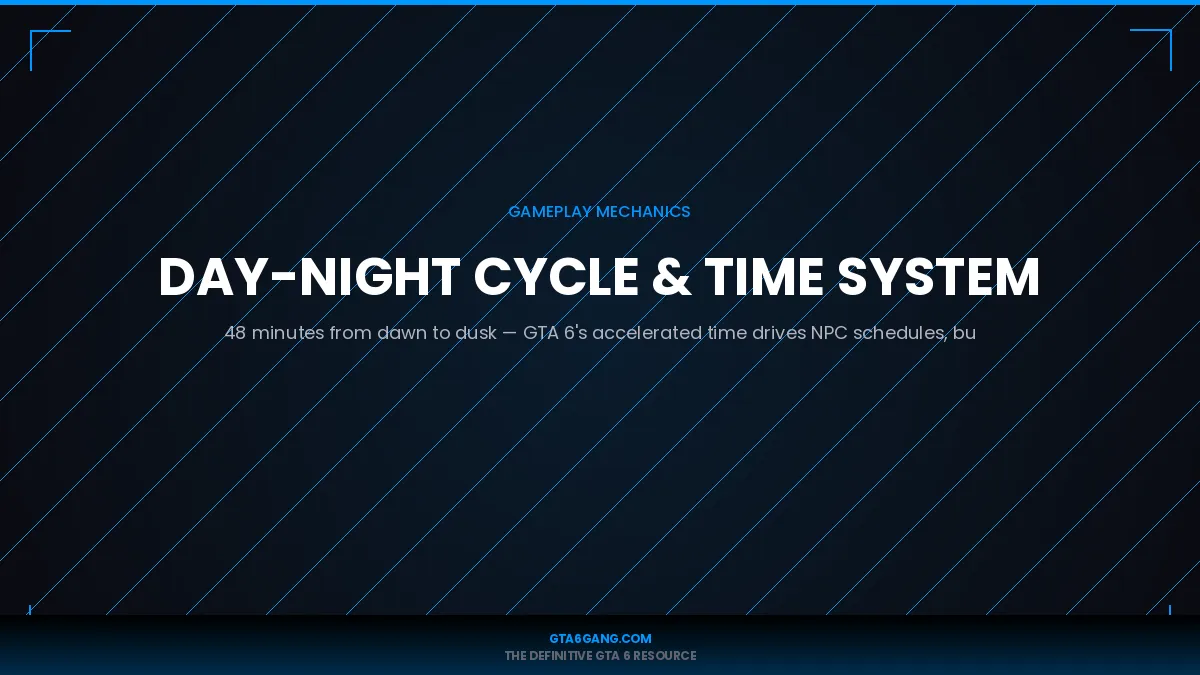Day-Night Cycle in GTA 6 — Gameplay Mechanics guide on GTA6Gang.com