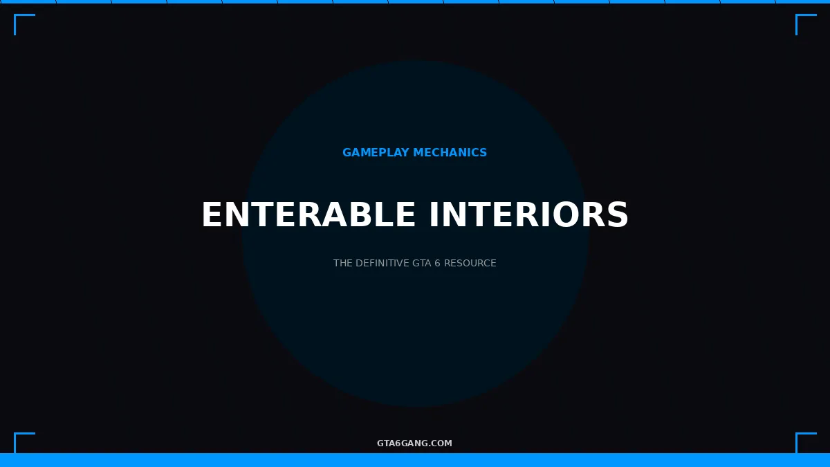 Enterable Interiors in GTA 6