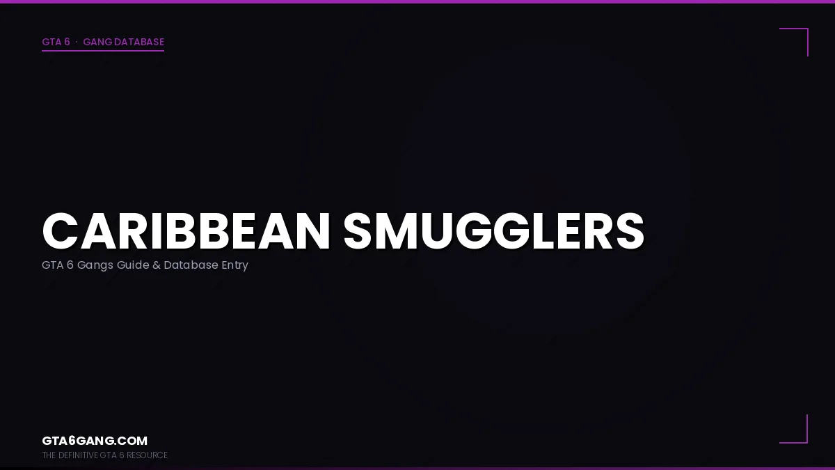 Caribbean Smugglers in GTA 6