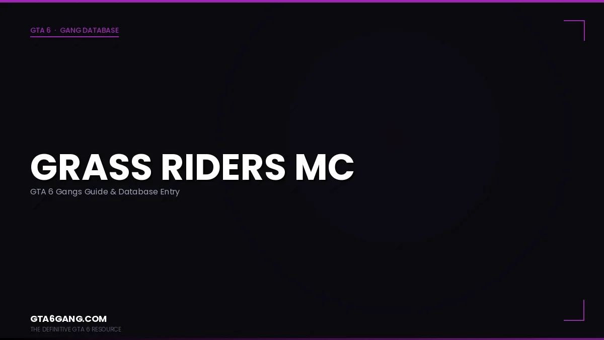 Grass Riders MC in GTA 6