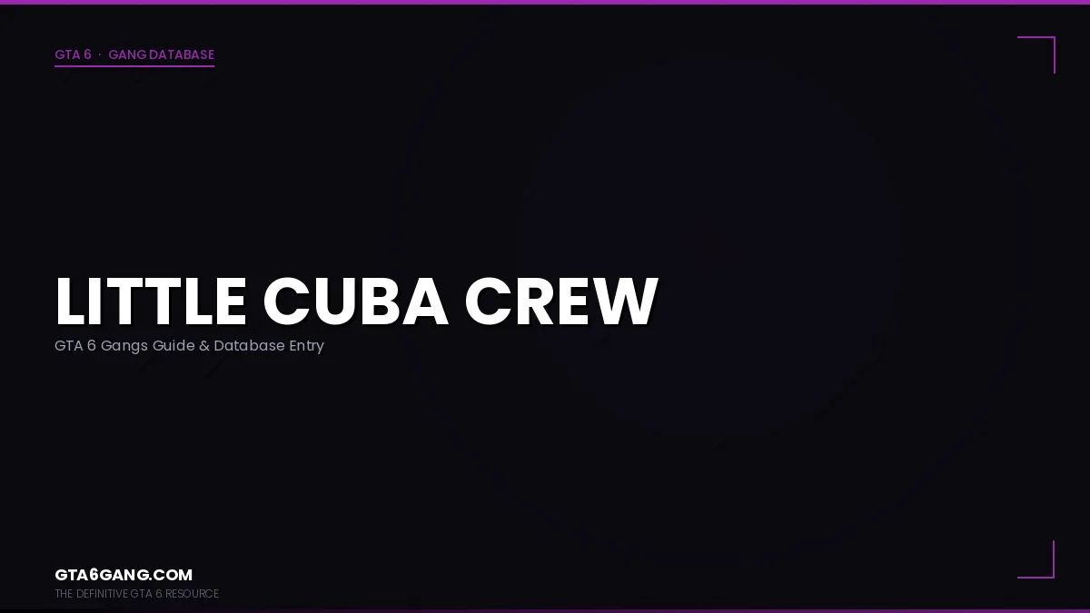 Little Cuba Crew in GTA 6