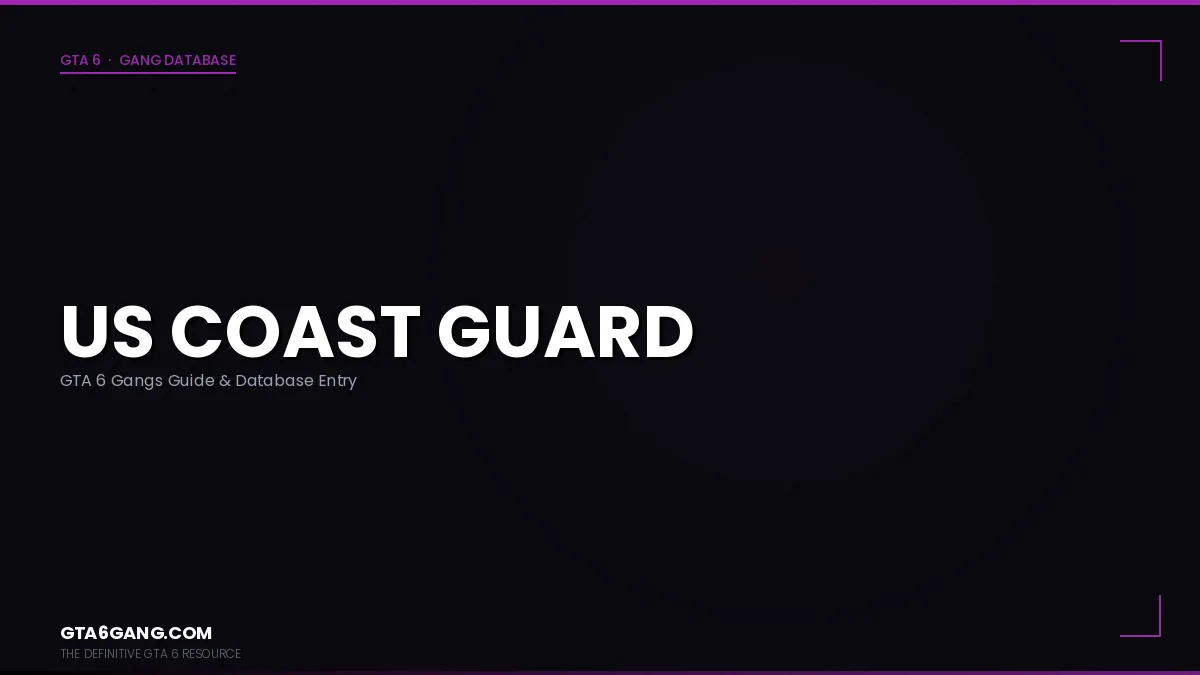 US Coast Guard in GTA 6