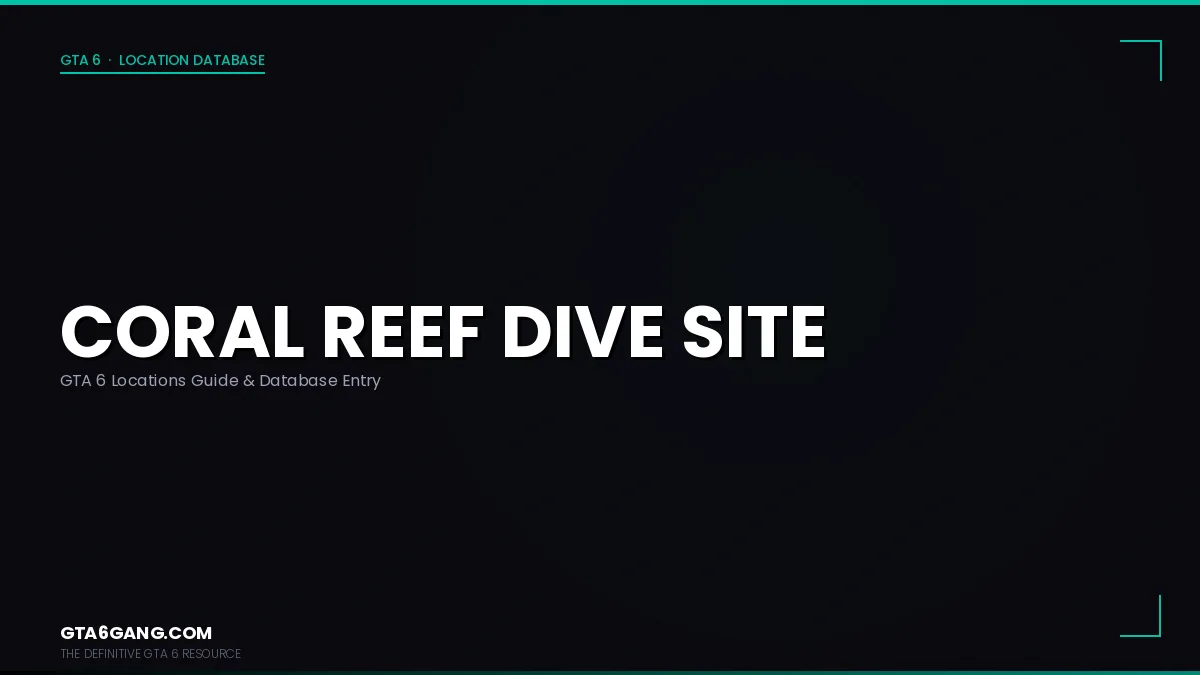 Coral Reef Dive Site in GTA 6
