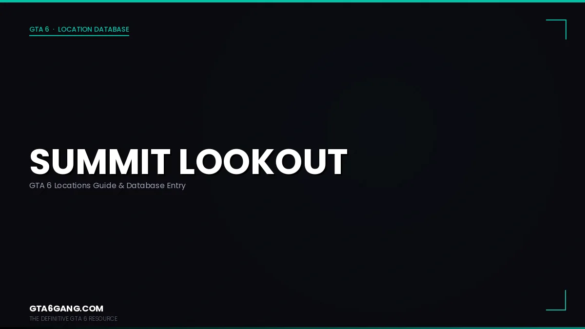 Summit Lookout in GTA 6
