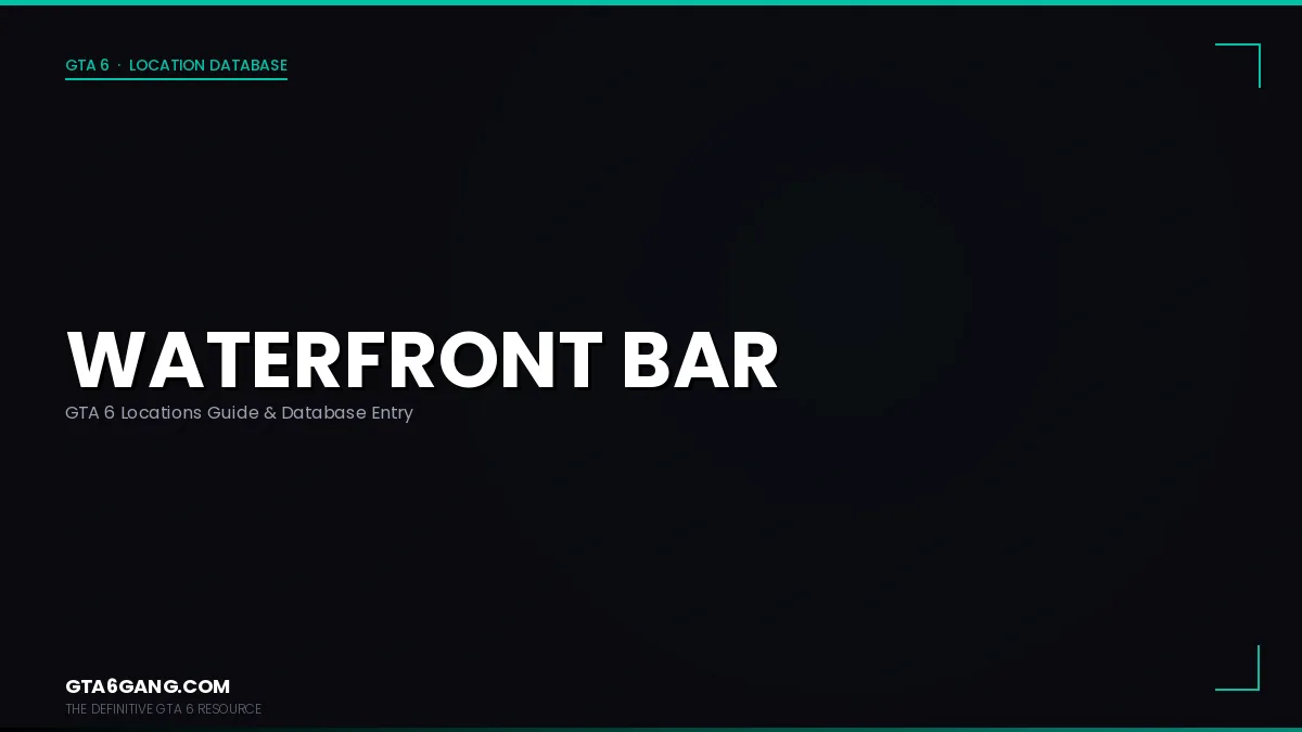 Waterfront Bar in GTA 6