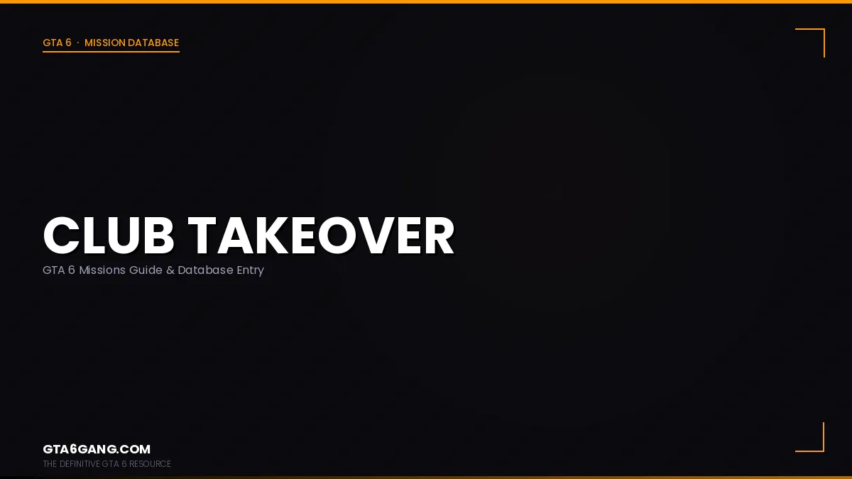 Club Takeover in GTA 6