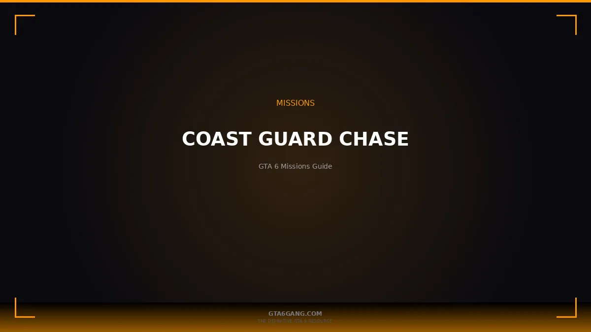Coast Guard Chase mission in GTA 6 on GTA6Gang.com