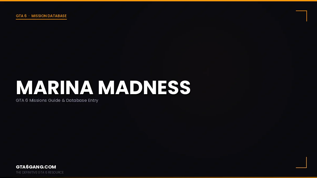 Marina Madness mission in GTA 6 on GTA6Gang.com