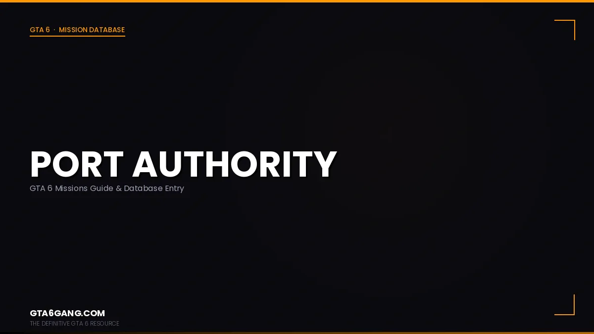 Port Authority mission in GTA 6 on GTA6Gang.com