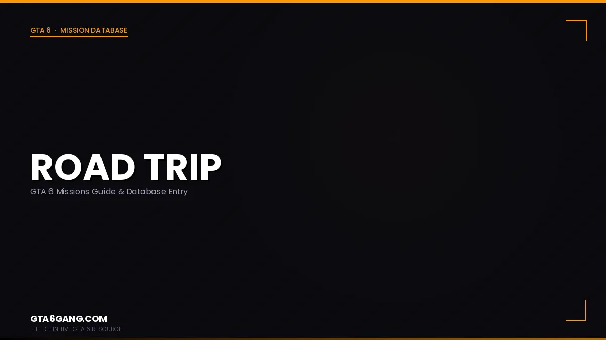 Road Trip mission in GTA 6 on GTA6Gang.com