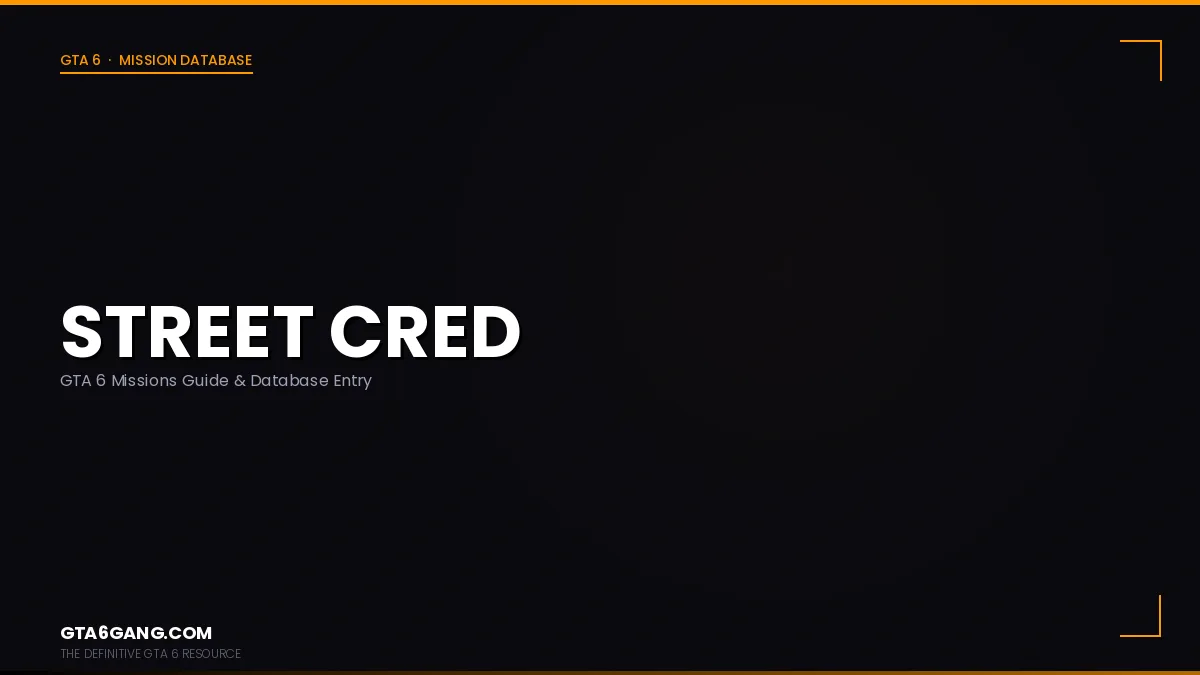 Street Cred mission in GTA 6 on GTA6Gang.com