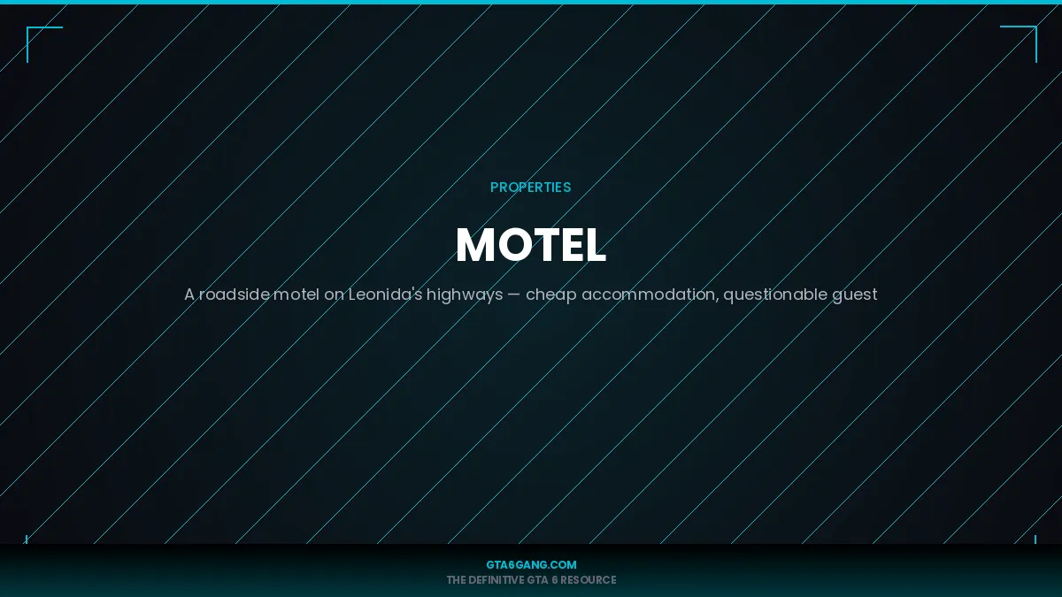 Motel in GTA 6 — Properties guide on GTA6Gang.com