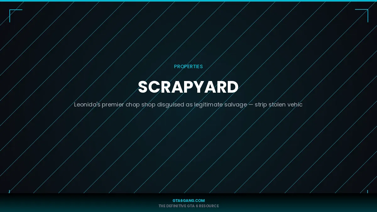 Scrapyard in GTA 6 — Properties guide on GTA6Gang.com