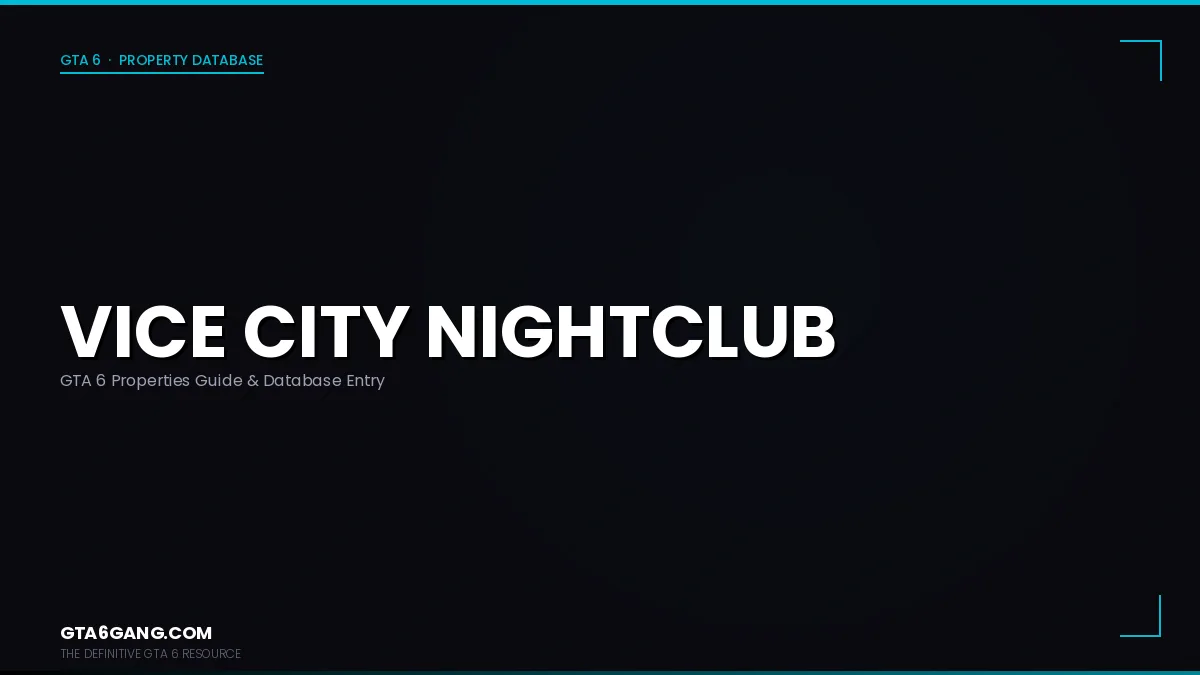 Vice City Nightclub in GTA 6 — Properties guide on GTA6Gang.com