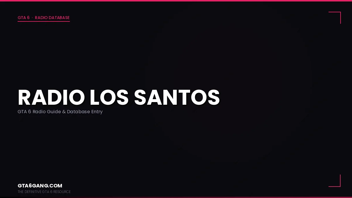Radio Los Santos in GTA 6