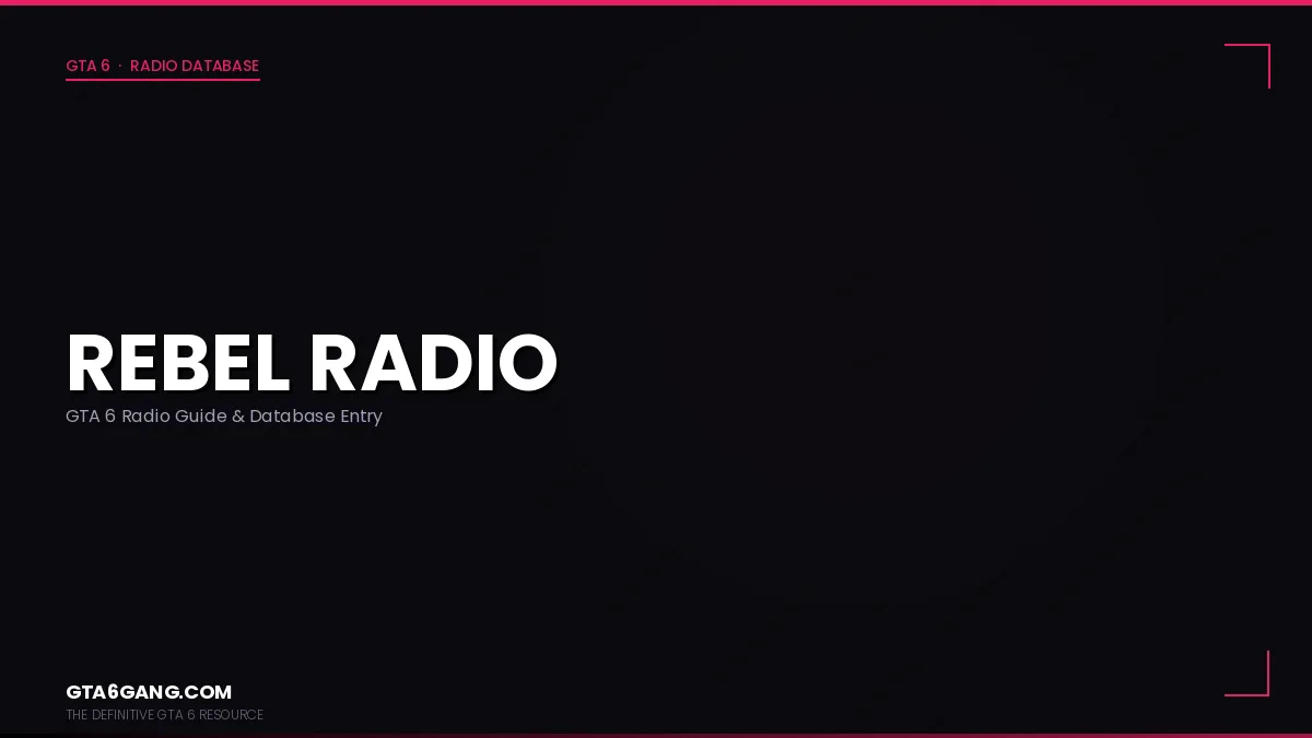 Rebel Radio in GTA 6
