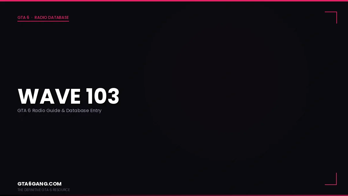 Wave 103 in GTA 6