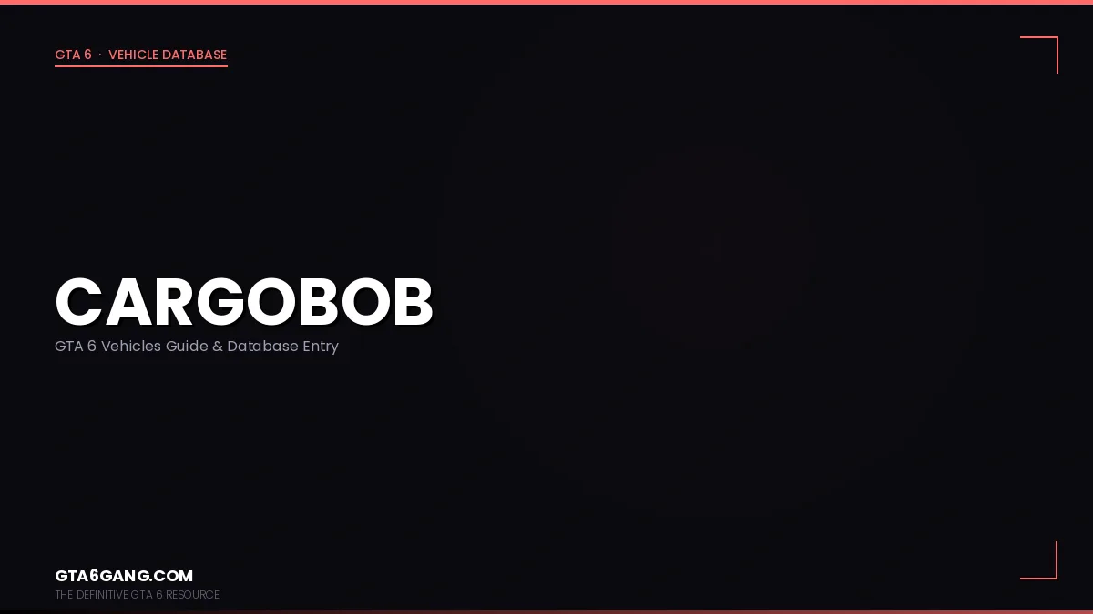 The Cargobob in GTA 6 — a CH-47 Chinook / Sikorsky CH-53-inspired vehicle in Vice City