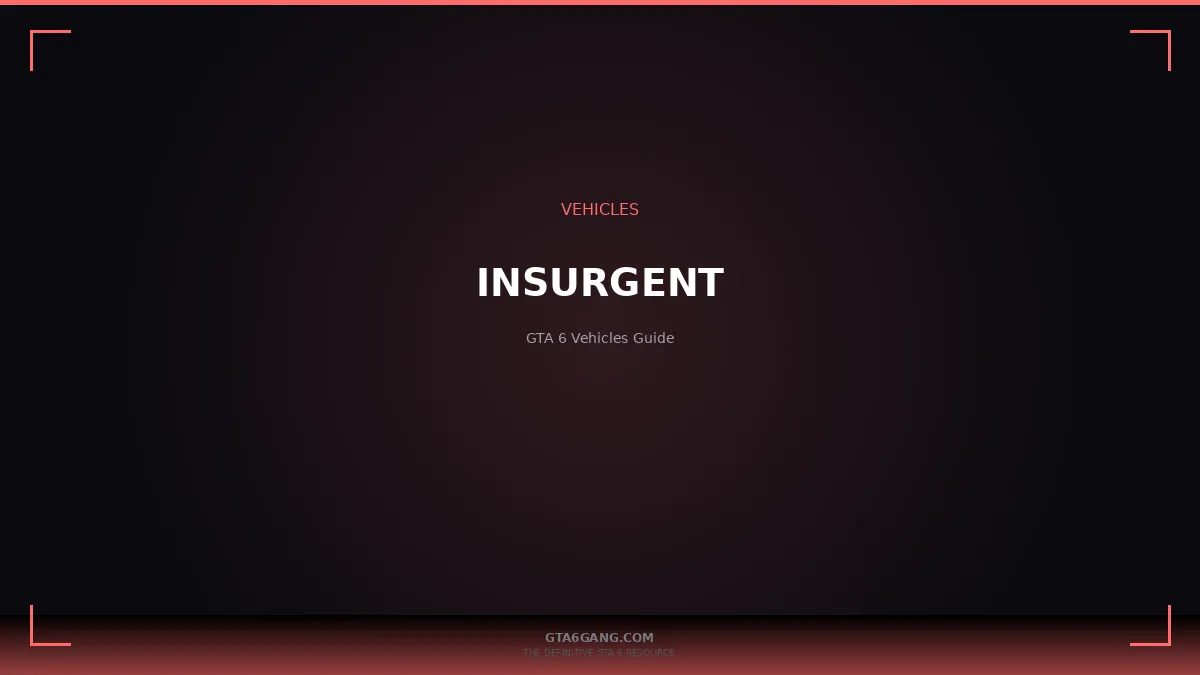 Insurgent in GTA 6 — vehicle guide on GTA6Gang.com