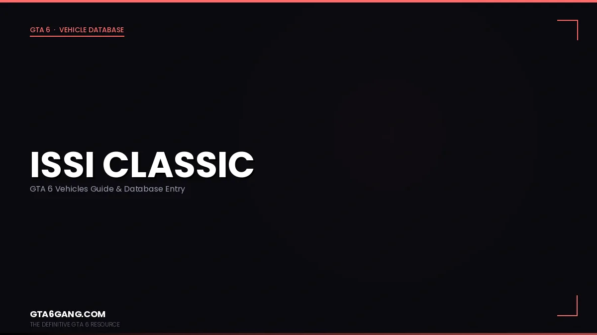 The Issi Classic in GTA 6 — a Classic Mini Cooper-inspired vehicle in Vice City