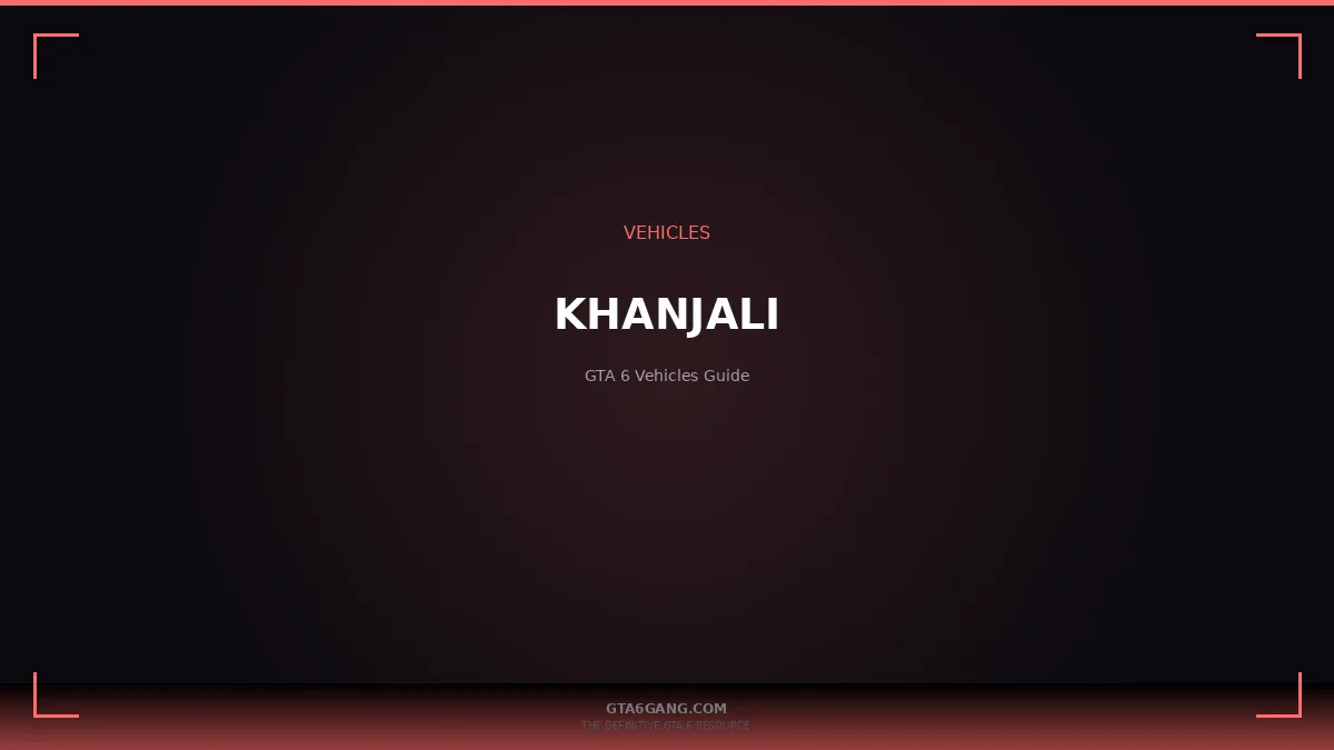 Khanjali in GTA 6 — vehicle guide on GTA6Gang.com