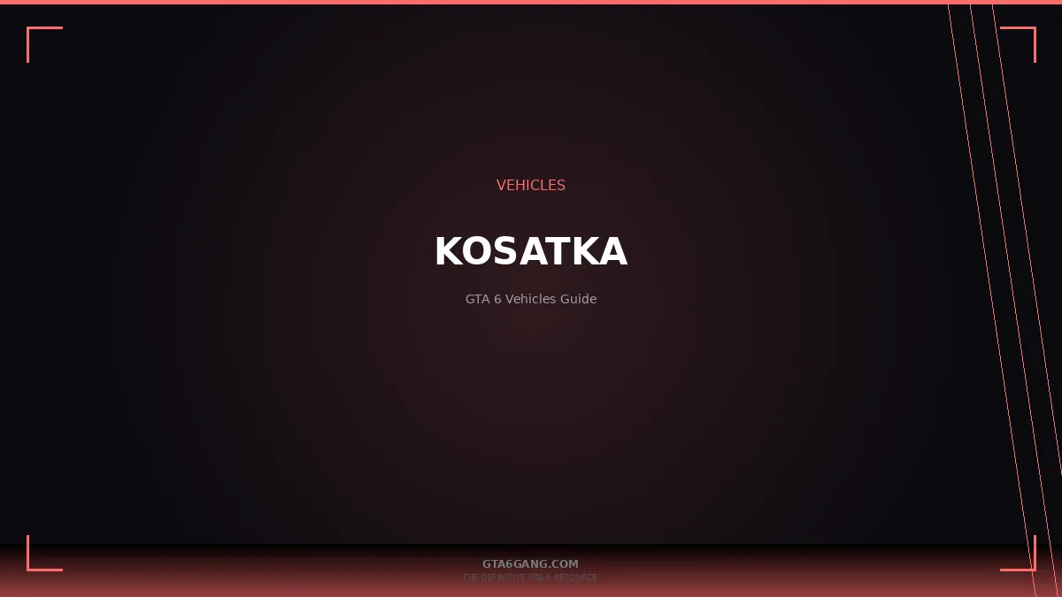 Kosatka in GTA 6 — Vehicles guide and database entry on GTA6Gang.com
