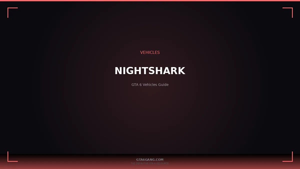 Nightshark in GTA 6 — vehicle guide on GTA6Gang.com