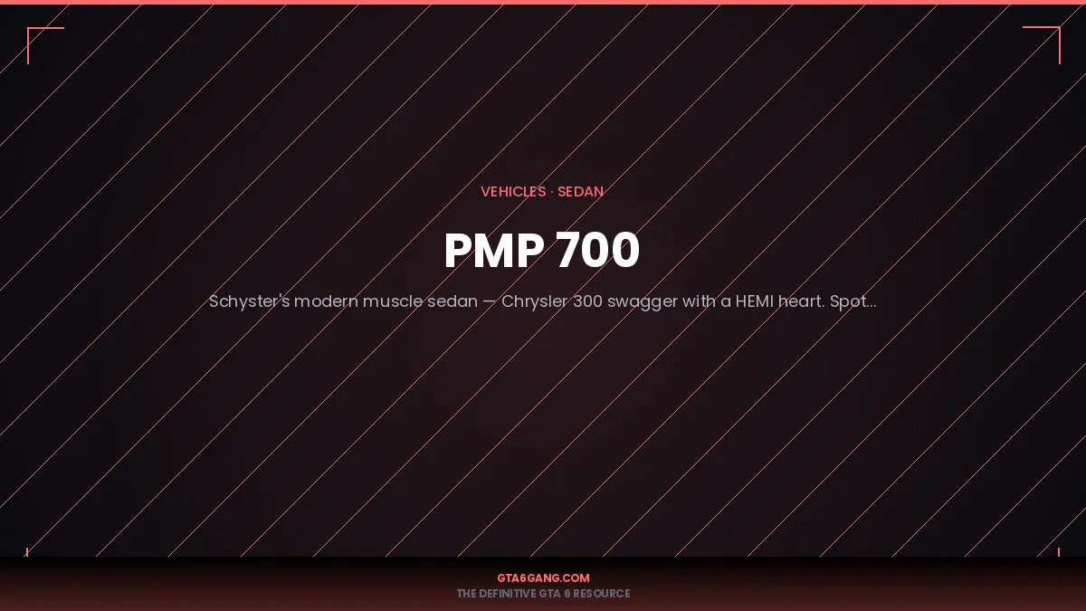 PMP 700 in GTA 6 — Vehicles guide and database entry on GTA6Gang.com
