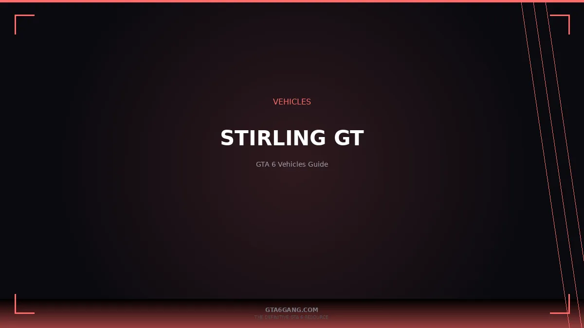 Stirling GT in GTA 6 — Vehicles guide and database entry on GTA6Gang.com
