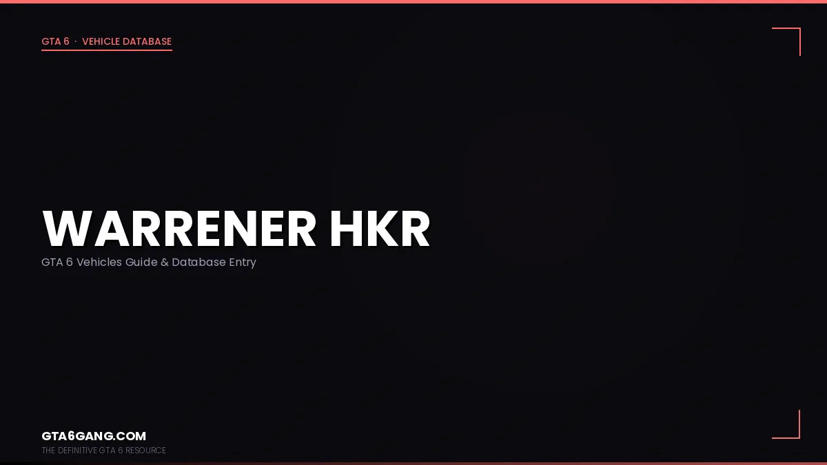 Warrener HKR in GTA 6 — Vehicles guide and database entry on GTA6Gang.com