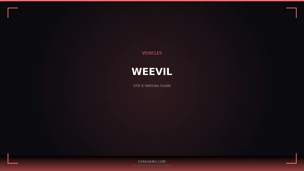 Weevil in GTA 6 — vehicle guide on GTA6Gang.com