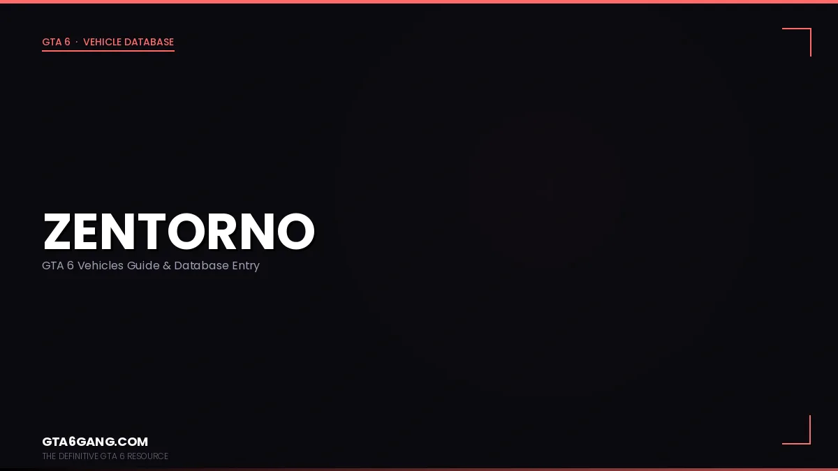 Zentorno in GTA 6 — Vehicles guide and database entry on GTA6Gang.com
