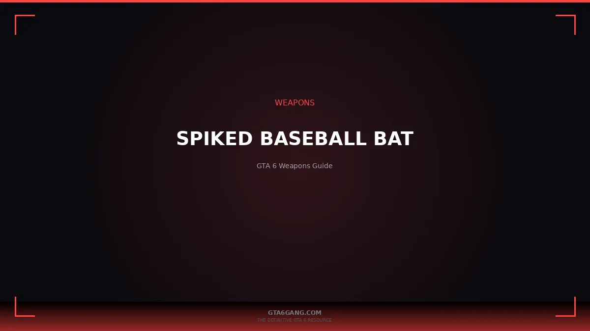 The Spiked Baseball Bat weapon in GTA 6