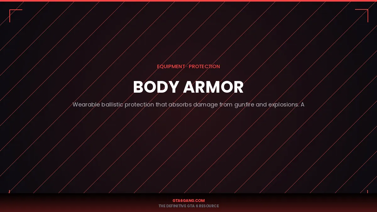 The Body Armor in GTA 6